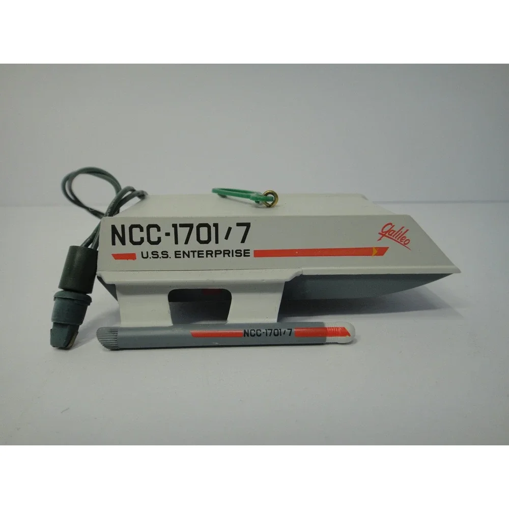 1992 Hallmark Keepsake Star Trek Galileo Shuttlecraft Magic Ornament Spock Voice